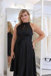 Изысканное платье с американской проймой (Черный)  - фото 