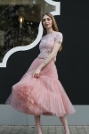 Пышная ярусная юбка из фатина (60 цветов) Пудра - фото 